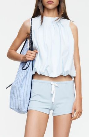 Lioness Glastonbury Shorts in Soft Blue at Nordstrom, Size X-Large