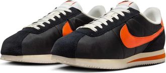 Nike Cortez HF0263-003 Sneaker Mens Black Orange Lace Up Lifestyle Shoes DWA1495
