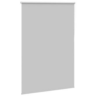 Berkfield Home Roller Blind Blackout Marine 120x210 cm Fabric Width 116.6 cm Pol in Grey