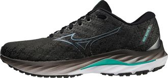 Mizuno Mizuno Wave Inspire 19 Black / Metallic Grey / Biscay Green J1GC234402 Mens