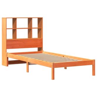 Berkfield Home Decorative Bookcase Bed without Mattress Wax Brown 100x200 cm Sol