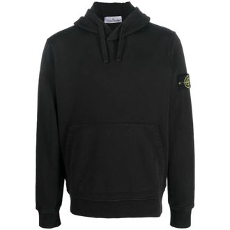 Stone Island Logo-patch Drawstring Hoodie