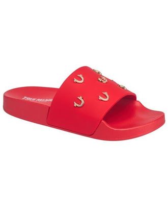 True Religion Kash Pool Slide in Red at Nordstrom, Size 10