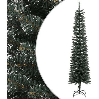 vidaXL Rbol Navidad Artificial Estrecho Con Soporte Pvc Verde 240 Cm Vidaxl