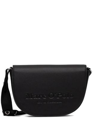 Marc O'Polo small debossed-logo shoulder bag - Black