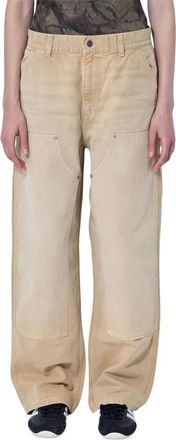 Carhartt Work in Progress Brandon Pantalones de Doble Rodilla - Trousers - Mujer - Beige - XS