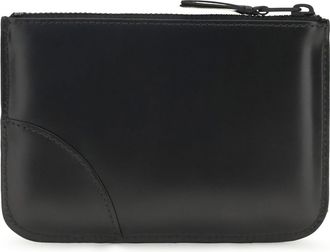 Comme Des Gar&ccedil;ons Mens Leather Wallet Black Calf Bos Taurus