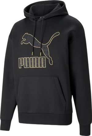 Puma Logo Luxe Graphic Hoodie Black 534408-01