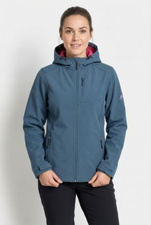 McKinley Outdoorjacke MCKINLEY Da.-Jacke Mt. Watana W, Damen, Gr. 36, blau (blau light, b), Obermaterial: 100% Polyester, unifarben mit Farbeinsatz, eingesetzt