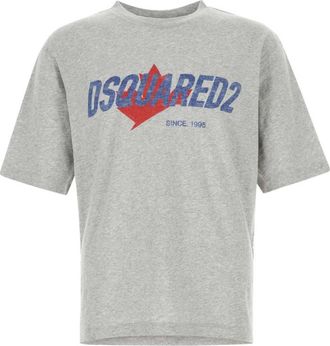 Dsquared2 Grey cotton blend t-shirt