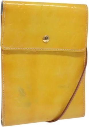 Louis Vuitton Tweedehands leren Louis Vuitton tassen - Dames - Vintage Schoudertas - Geel - ONE Size - Leer - Vintage