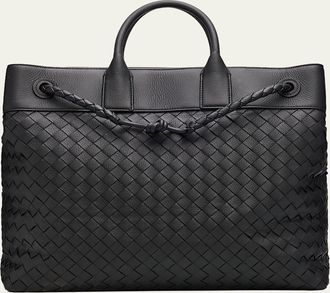 Bottega Veneta Mens Andiamo Voyager Bag