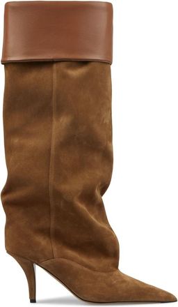 PARIS TEXAS Brown Suede Boots