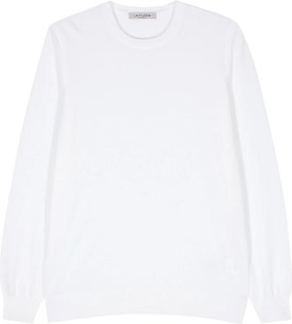 La Fileria Long-sleeve Cotton Jumper