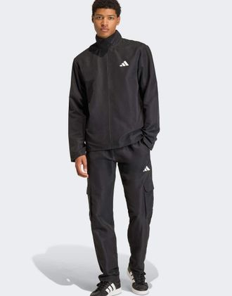 adidas Sportswear - Tuta sportiva cargo nera-Nero