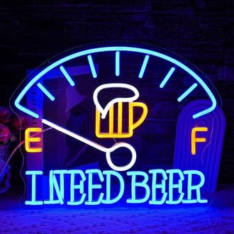 OEM Letrero De Ne&oacute;n De Cerveza, Letrero De Ne&oacute;n Led De Espuma De Cerveza, Letrero De Ne&oacute;n Led Para Decoraci&oacute;n De Dormitorio, Bar, Hotel (16.112.9)