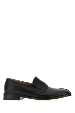 Maison Margiela Black Leather Loafers