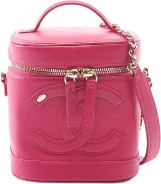 Chanel Pre-owned Borsa a Mano Coco Mark in Pelle dAgnello 2way - - Pre-owned - Donna - Rosa - ONE SIZE