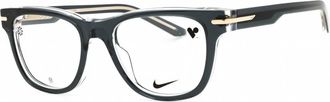 Nike Unisex Transparent Rectangular Eyeglass Frames NIKE7176