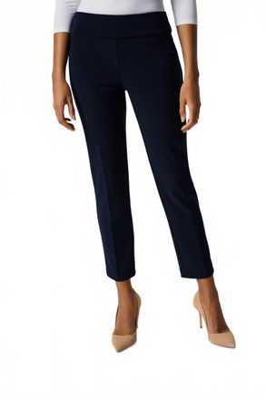 Joseph Ribkoff Slim Ankle-Length Trousers In Midnight Blue