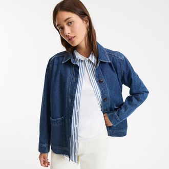 La Redoute Collections Oversized jas met knoopsluiting, Signature LEONY