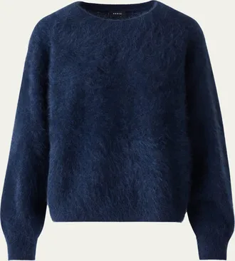 Akris Brushed Cashmere Crewneck Sweater