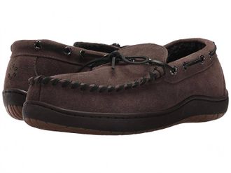 Tempur-Pedic Mens Therman Moccasin Slipper - Wide In Chocolate