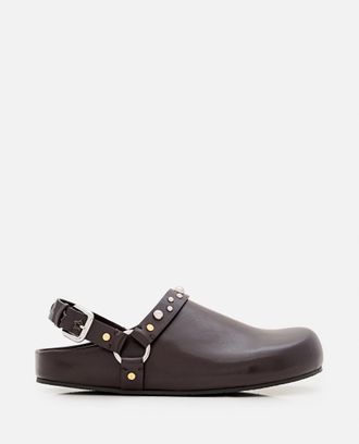 Stella McCartney Brown Leather Sandals