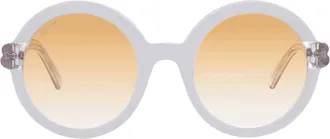 Bally Gradient Yellow Round Ladies Sunglasses BY0019-D 24F 54