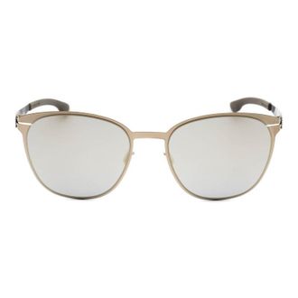 Ic! Berlin ANDREARM1444030 Round Full Rim Sunglasses - Bronze