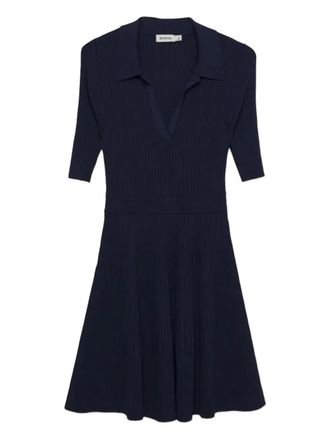 SIMKHAI Patricia stitching mini dress - Blue