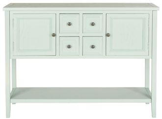 Safavieh Aparador de madera de pino verde