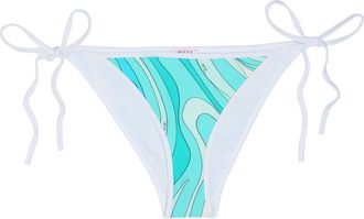 Pucci Printed Bikini Briefs - Turquoise - L (UK14 / L)