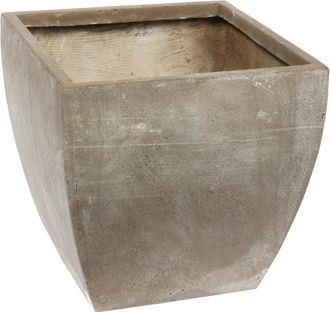 OEM Maceta Trapezoidal Xl, Resistente A La Intemperie, Gris-beige
