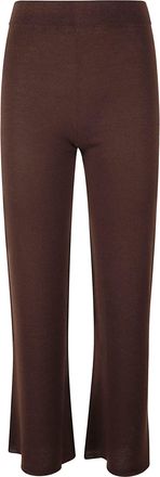 Majestic Filatures High-Waisted Cropped Pants with Ribbed Detailing