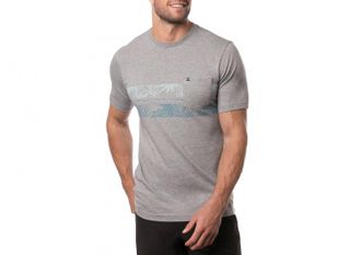Travis Mathew Secluded Spot Tee In Heather Gray