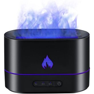 OEM Difusor De Aromaterapia Con Llama, 200 Mililitros, Humidificador 3 En 1 Con Dos Modos Sin Agua Para Uso Dom&eacute;stico - Crezuo