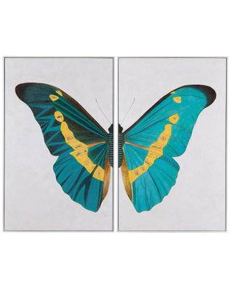 Bassett Mirror Company Butterfly Wings Framed Canvas