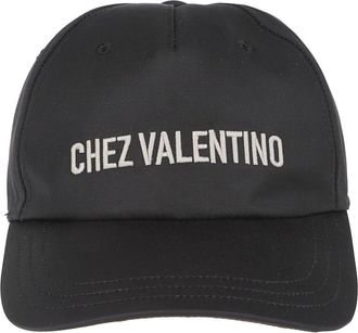 Valentino Garavani Chez Valentino Baseball Cap - Heren - Petten - Zwart - 58 CM - Katoen - Accessoires