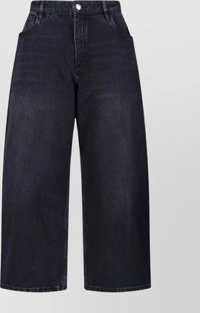 STUDIO NICHOLSON straight trousers with side and back pockets