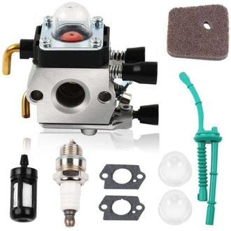 OEM Kit De Carburador Para Stihl Fs55 Fs55r Fs55rc Fs38 Km55 Hl45 Km55r, Filtro De Aire, Kit De Ralent&iacute;, Kit De Combustible, Kit De Buj&iacute;as - Crezuo