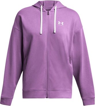 Under Armour Dames Under Armour Rival Terry Os hoodie in paars