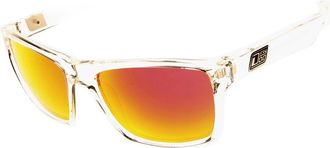 Dirty Dog Vendetta 53329 Mens Sunglasses Crystal / Red Mirror Polarised