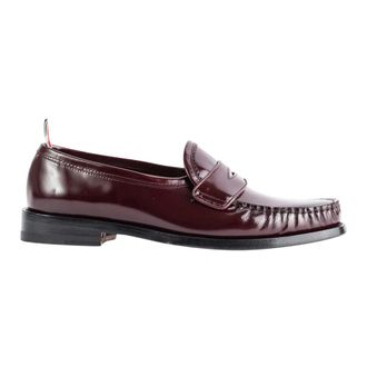 Thom Browne Loafers, female, Red, 6 UK, Penny Varsity Loafers