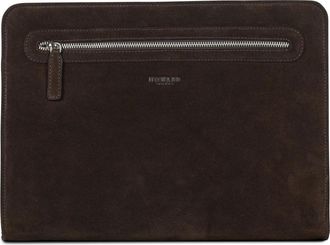 Howard London Laptop Sleeve Kieran - Heren - Laptoptassen - Bruin - ONE Size - Leer - Tassen