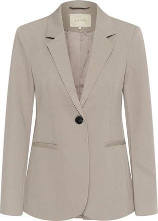 Kaffe Blazer Jacket Elephant Skin Melange - Dames - Blazers - Grijs - M - Jassen