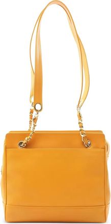 Chanel 1996-1997 Coco-mark tote bag - Yellow