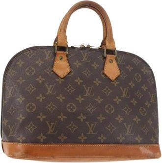 Louis Vuitton Pre-owned Handbags, female, Brown, Size: ONE SIZE Pre-owned Vintage Canvas Handbag