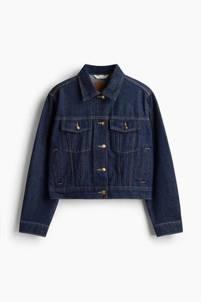 H&M Jeansjacke - Dunkles Denimblau