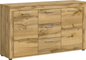 Inosign Sideboard »Aosta, Breite 125 cm, in verschiedenen Farbausführungen« mit 2 Türen und 3 Schubkästen, Wohnzimmer, Kommode, Schrank